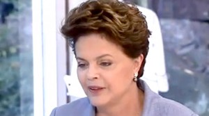 Dilma também esteve em um programa matinal de TV