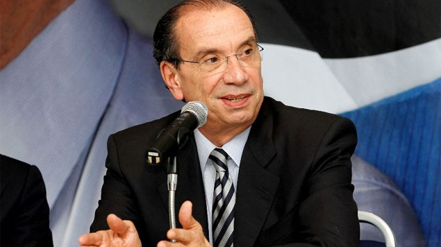 O senador Aloysio Nunes é um dos principais líderes do PSDB nacional, cotado para ser vice na chapa do presidenciável Aécio Neves