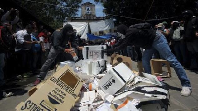 As eleições foram marcadas por protestos contra o governo