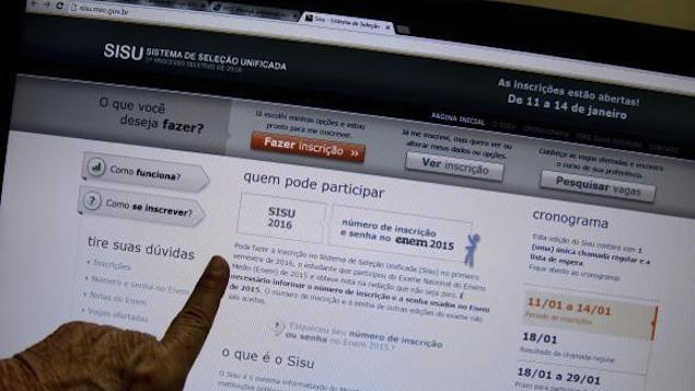 Sisu oferece 228 mil vagas em 131 instituições públicas de educação superior