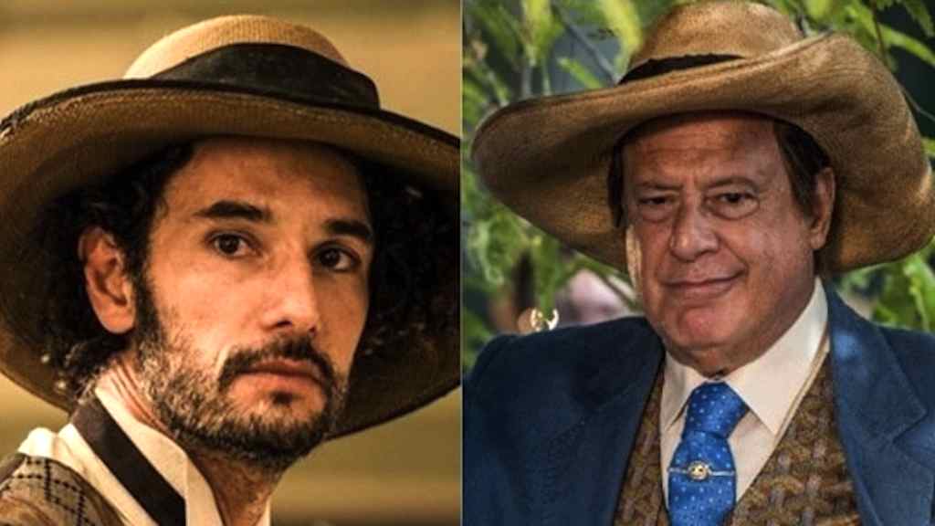 Rodrigo Santoro e Antonio Fagundes como Afrânio de "Velho Chico"