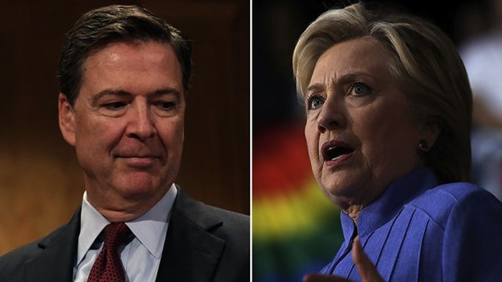 Comey, diretor do FBI, é acusado de dois pesos e duas medidas em detrimento da campanha de Hillary Clinton