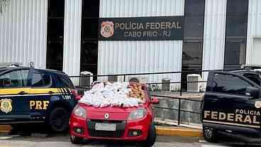 Operação prende homem com 23 quilos de drogas na Região dos Lagos