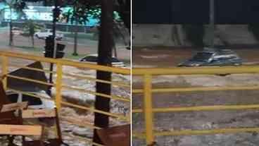 Temporais deixam uma pessoa morta em Uberlândia