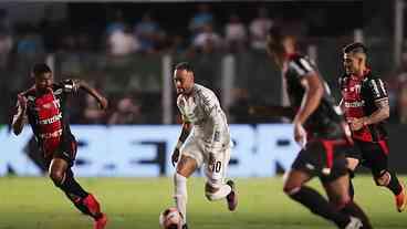 Neymar reestreia, mas Santos fica no empate contra o Botafogo-SP