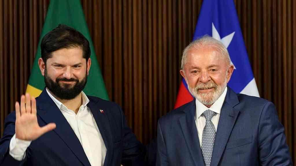 Com economia em mente, Lula recebe Boric com honras de Estado | Crédito: Marcelo Camargo/Agência Brasil.