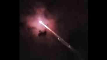Bola de fogo no Brasil: lixo espacial do Falcon 9