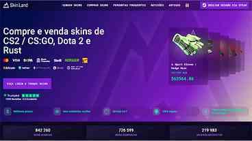 Melhor site para vender skins CS:GO/CS2 no Brasil