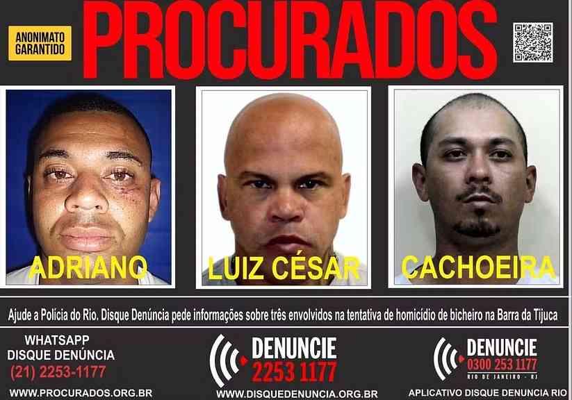 Polícia busca suspeitos de atentado contra bicheiro no Rio | Disque Denúncia