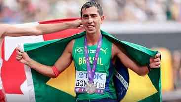 Caio Bonfim conquista prata nos 35 km do Mundial