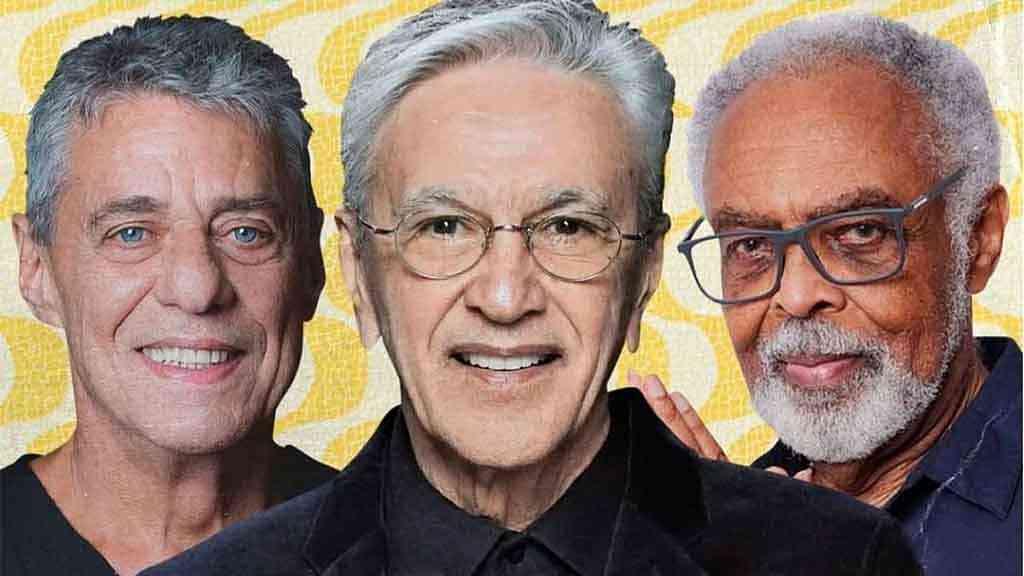 Mobilização contra PEC da Bandidagem reúne artistas, em Copacabana | Chico, Caetano e Gil se unem contra a PEC da Bandidagem