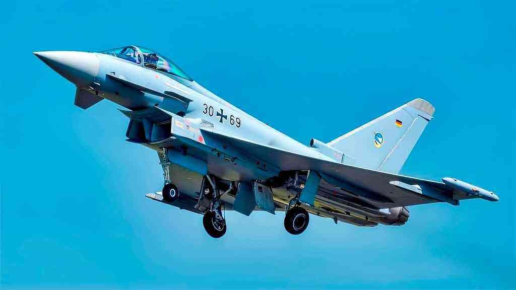 Alemanha envia caças para expulsar aeronave russa sobre o Báltico | Os eurofighters alemães são a linha de frente da defesa europeia