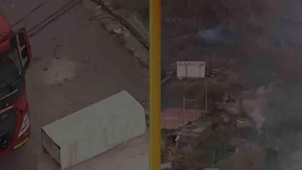 Bombeiros enfrentam incêndio em Turiaçu, barricadas dificultam acesso | Incêndio em Turiaçu mobiliza bombeiros, acesso prejudicado por obstáculos