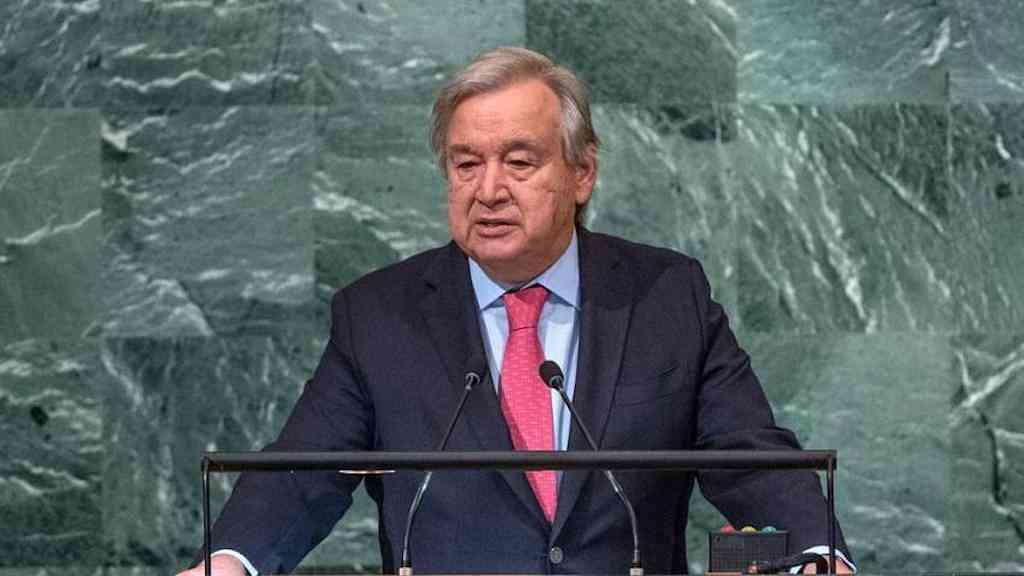 ONU é guardiã do direito internacional, diz Guterres | O secretário-geral da ONU, António Guterres