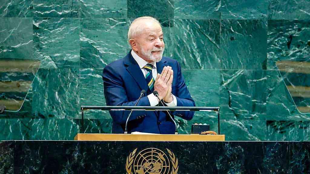 Lula quer reunião presencial com Trump, mas Itamaraty desaconselha | Lula não poupou críticas ao presidente Trump, sem citá-lo nominalmente