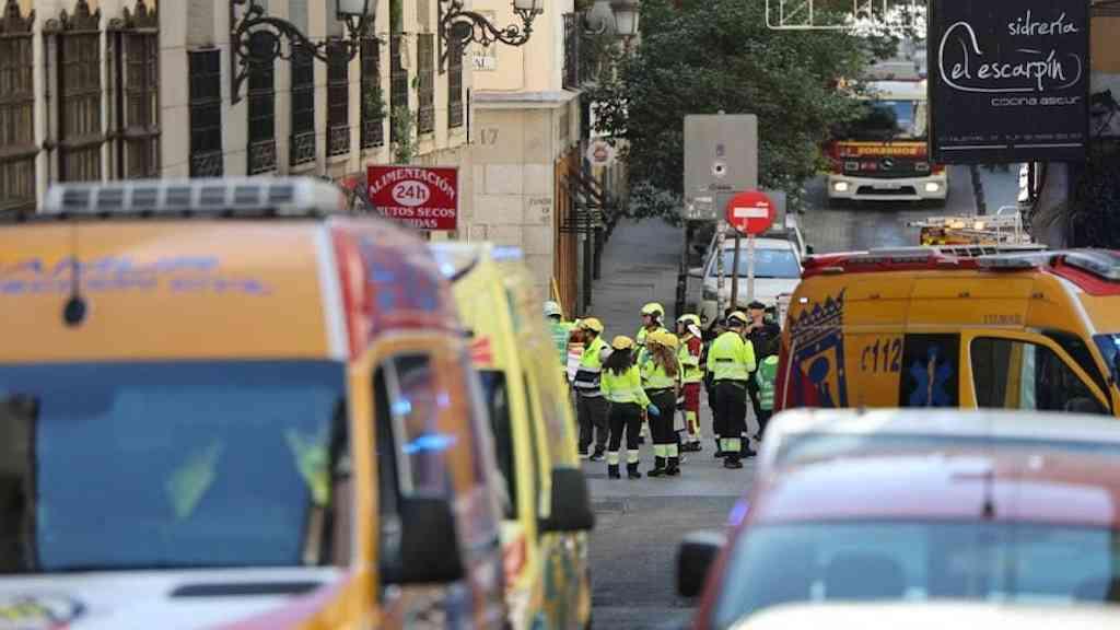 Desabamento em Madri deixa feridos e desaparecidos | Prédio desaba em Madri; moradores estão desaparecidos