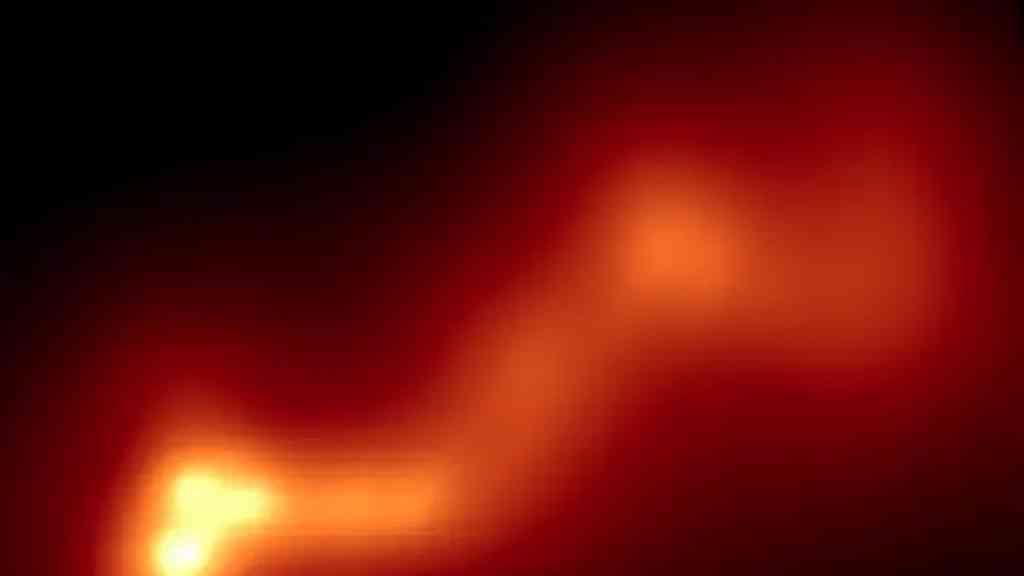 Telescópio gigante revela centro de galáxia misteriosa | Centro de galáxia misteriosa é revelado por telescópio cinco vezes maior que a Terra