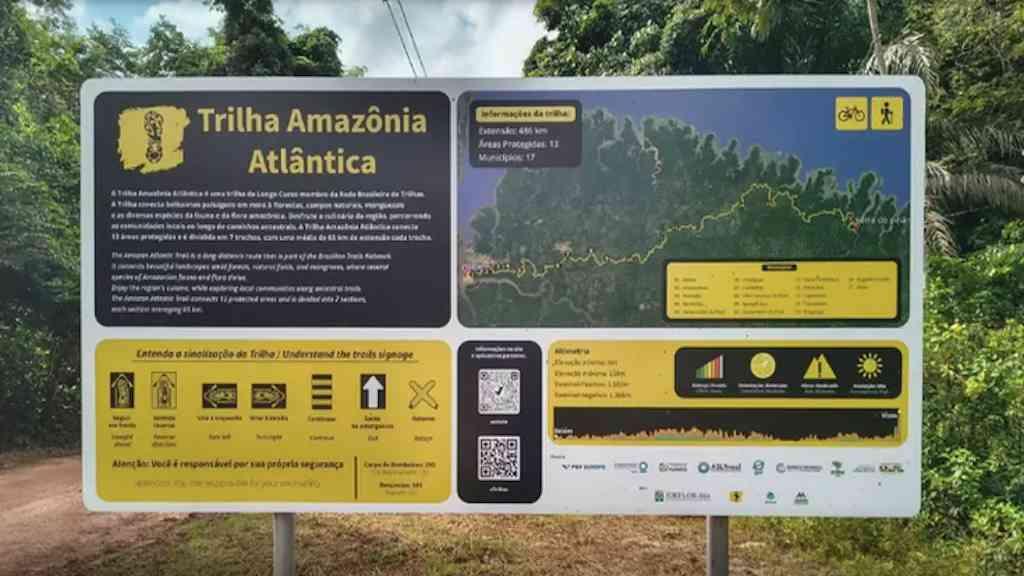 Trilha Amazônia Atlântica de 468 km será inaugurada na COP30 | Estruturação e sinalização estão em fase final