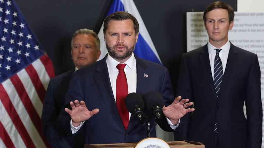 Vance vê trégua com otimismo e avisa Hamas sobre consequências | JD Vance em visita a Israel