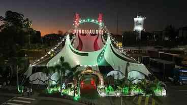Circo dos Dinossauros em Bangu - Show Inédito