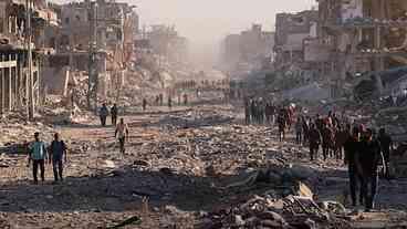 Israel mantém ofensiva aérea em Gaza pelo terceiro dia