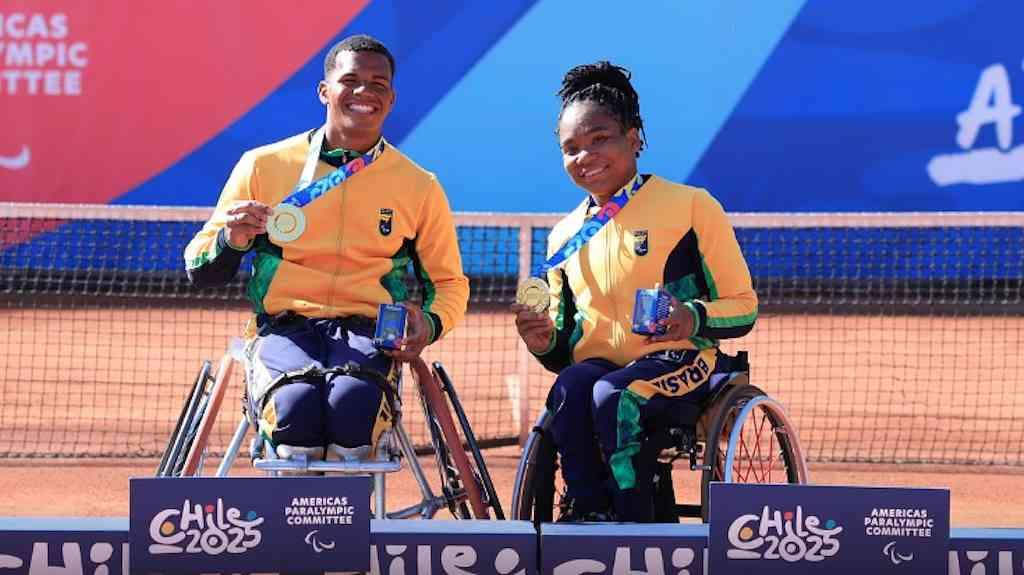 Brasil conquista três ouros no tênis em cadeira de rodas no Parapan Jovem | País chega ao total de 51 pódios na competição