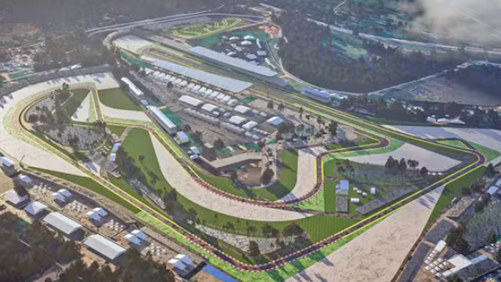 Paes apresenta traçado do novo autódromo no Rio | Traçado do futuro Autódromo de Guaratiba, na Zona Oeste