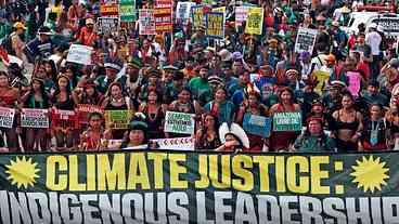 Marcha Indígena Global em Belém