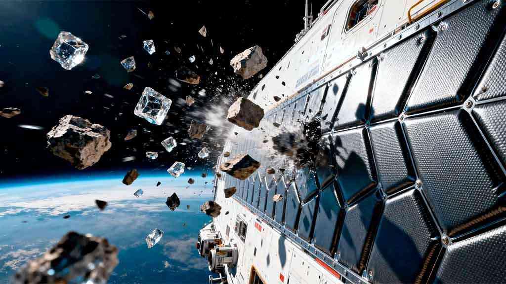 Mais lixo na órbita da Terra gera startup contra colisões espaciais | A armadura planejada pela startup Atomic-6 resiste, em tese, às colisões