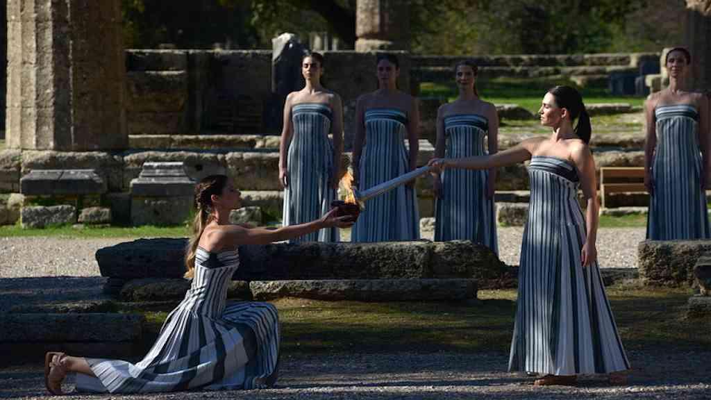 Mau tempo compromete cerimônia de acendimento da tocha de 2026 | Evento na Grécia acontecerá no Museu Arqueológico de Olímpia