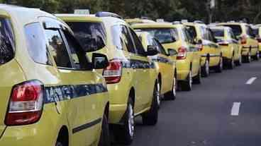 Táxis do Rio com Bandeira 2 em Dezembro