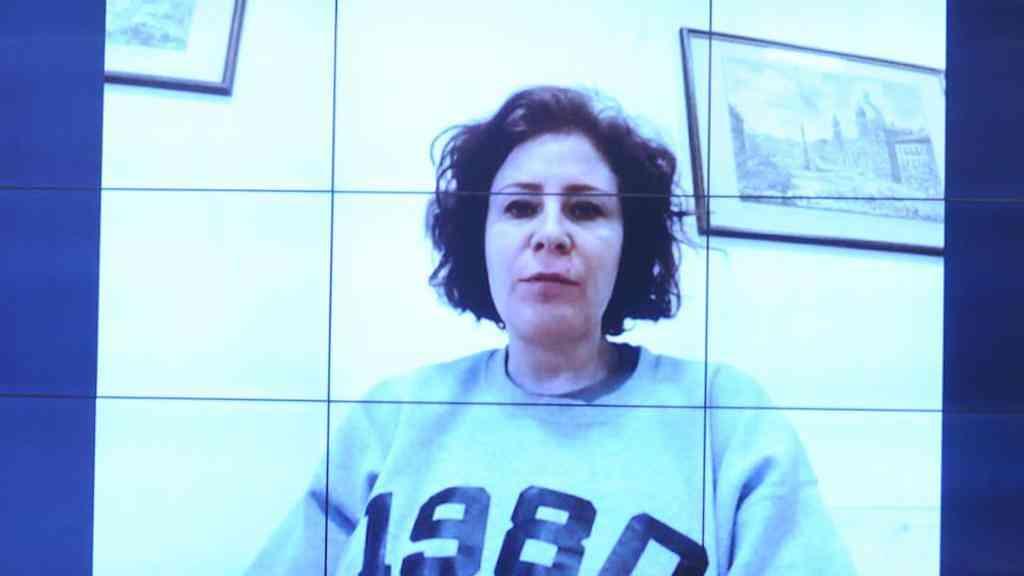 Justiça adia audiência de extradição de Carla Zambelli | A deputada Carla Zambelli (PL-SP), presa na Itália, em audiência na CCJ da Câmara