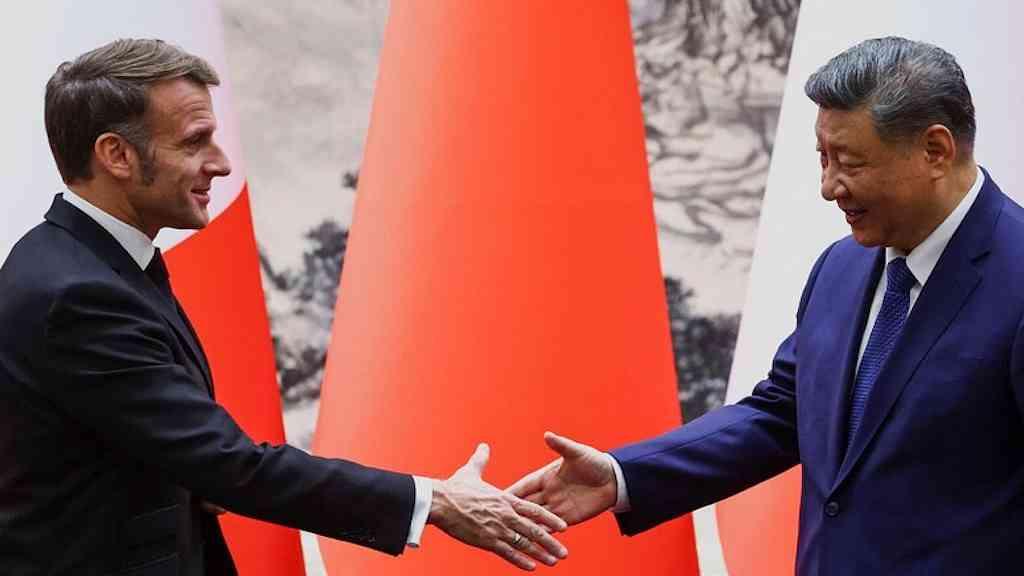 Encontro entre Xi e Macron busca fortalecer relação e tratar da guerra na Ucrânia | Xi se reuniu com Macron na China