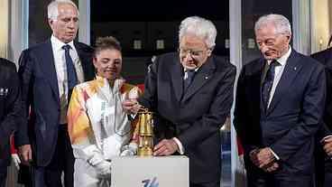 Presidente Italiano Pede Trégua Olímpica em Cerimônia