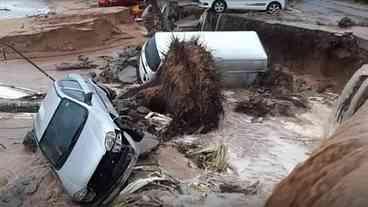 Chuvas em Ilhabela: Dois mortos e danos severos