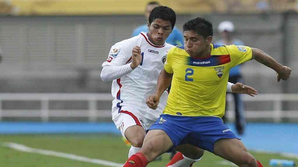 Mario Pineida, ex-Fluminense, é assassinado no Equador | Mario Pineida defendeu o Equador em jogo contra a Costa Rica em 2011