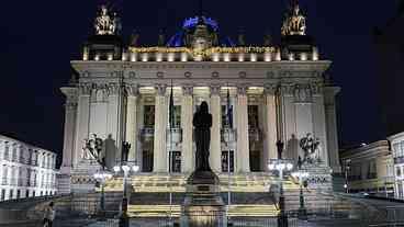 Iluminação Especial de Natal no Palácio Tiradentes