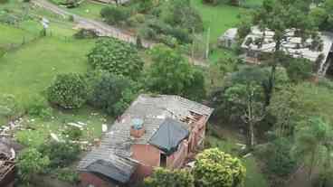 Tornado em Farroupilha: Estragos sem feridos
