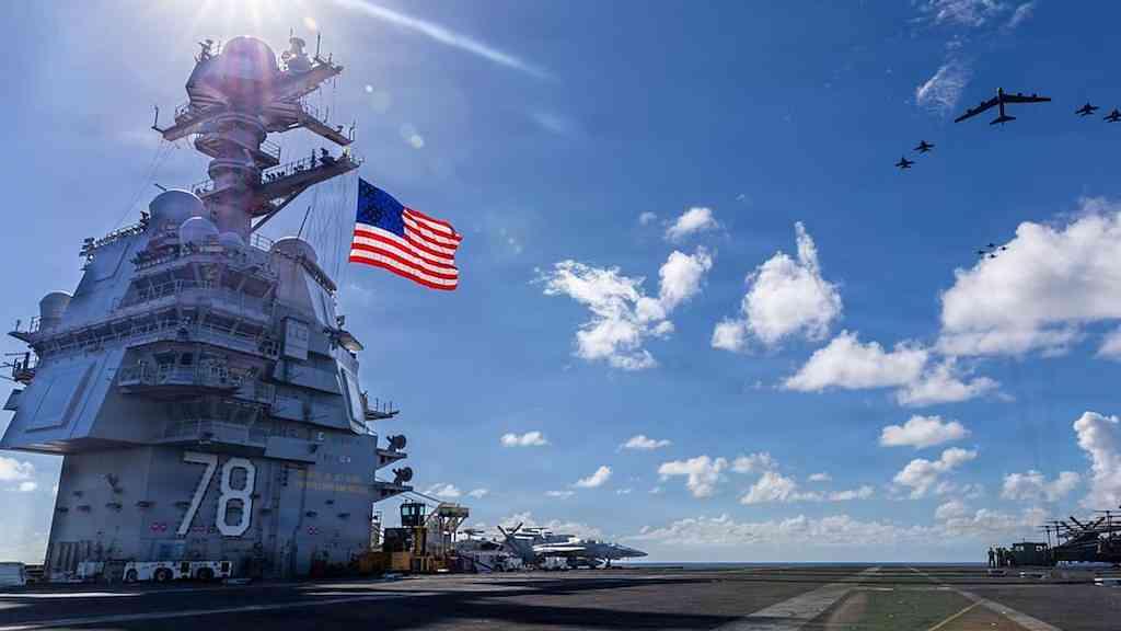 Retrospectiva: os principais acontecimentos de 2025 no Brasil e no mundo | O superporta-aviões USS Gerald R. Ford foi enviado ao Caribe