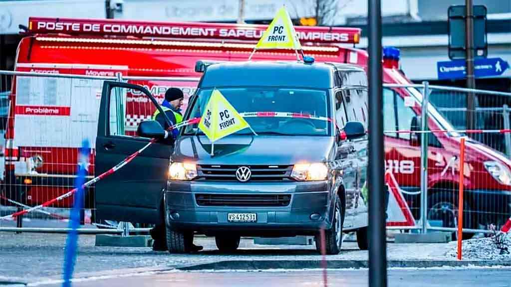 Explosão em estação de esqui na Suíça causa tragédia | As equipes de atendimento permaneciam no local, em busca de sobreviventes