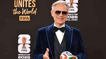 Andrea Bocelli na Abertura dos Jogos de Milão-Cortina