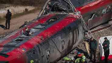 Acidente ferroviário na Espanha deixa 39 mortos