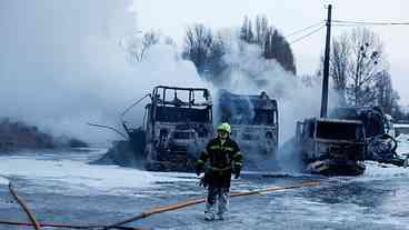 Bombardeio Russo Interrompe Negociações de Paz