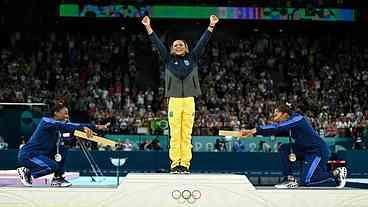 Rebeca Andrade será porta-bandeira em Milão-Cortina