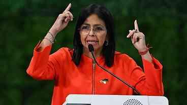 Delcy Rodríguez defende eleições justas na Venezuela