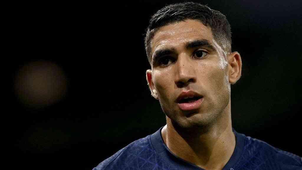 Hakimi, do PSG, enfrentará julgamento por estupro na França | Achraf Hakimi, jogador do PSG, será julgado por um suposto estupro cometido em 2023
