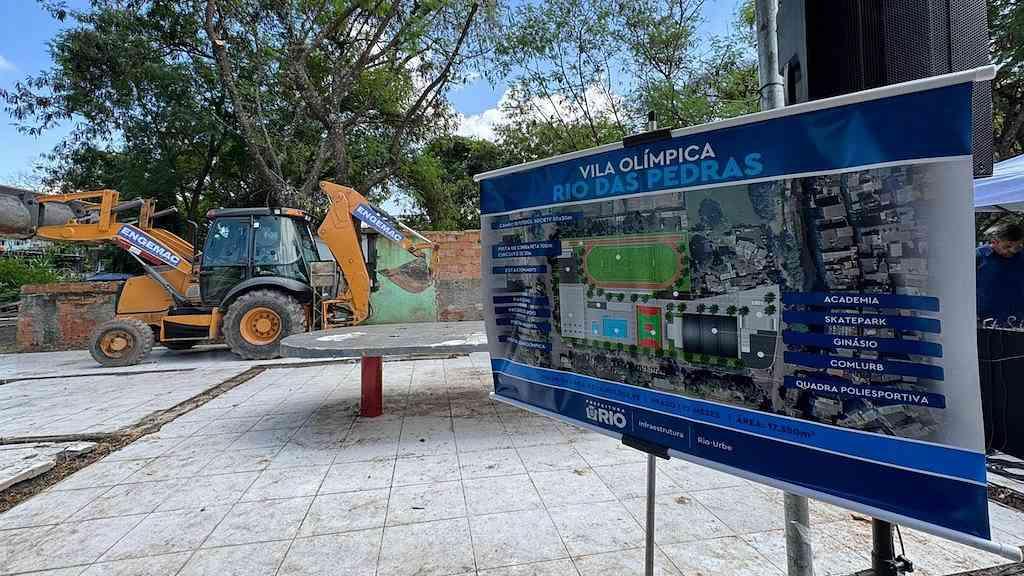 Nova Vila Olímpica começa a ser construída em Rio das Pedras | O novo equipamento público ocupará uma área de 18 mil metros quadrados