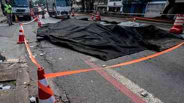 Explosão Cratera Rua da Consolação São Paulo