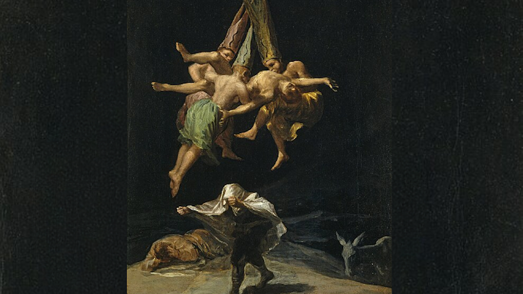 As bolhas de uma sociedade de classes | Witches Flight por Francisco de Goya