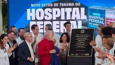 Lula Inaugura Setor de Trauma no Hospital do Andaraí
